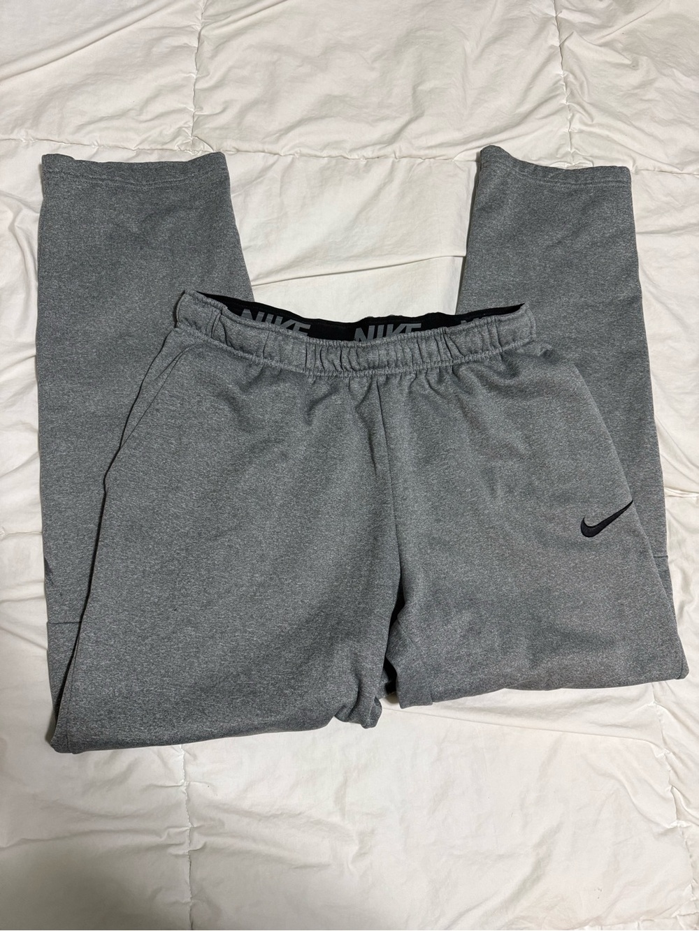 Nike mens Gray Dri-FIT Athletic Pants